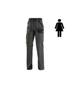 Spodnie damskie do pasa CXS Sirius Aisha szaro-zielone