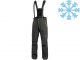 Spodnie softshell zimowe CXS Trenton czarne z elementami HV