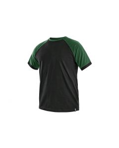Koszulka CXS Oliver czarno-zielona