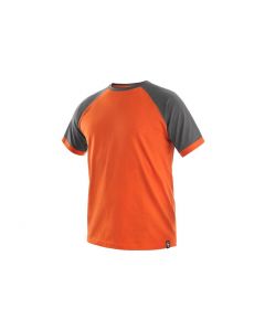 Koszulka CXS Oliver pomarańczowo-szara
