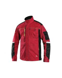 Bluza robocza CXS Stretch czerwono-czarna
